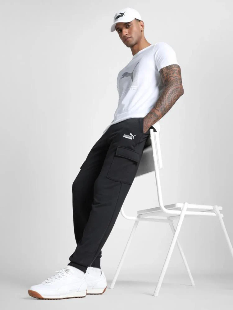 Calças de Algodão Homem Puma Ess No.1 Logo Cargo - Image 3